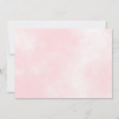 リトルパンプキンフローラ1歳の誕生日写真 サンキューカード (裏面)