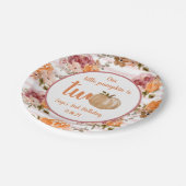 リトルパンプキンプレートズアズリトルパンプキンアズツー ペーパープレート (アングル)