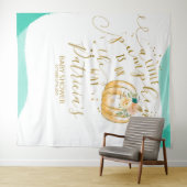 リトルパンプキンベイビーシャワーの背景 タペストリー (インサイチュ(横))