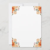 リトルパンプキンベイビーシャワー 招待状 (裏面)