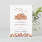 リトルパンプキンベイビーシャワー 招待状 (スタンド正面)