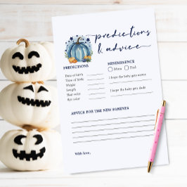 リトルパンプキンボーイ ベビーシャワー予想ゲーム