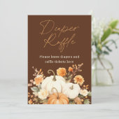 リトルパンプキン秋おむつくじベビーシャワーサイン (スタンド正面)