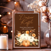 リトルパンプキン秋おむつくじベビーシャワーサイン フォトプリント