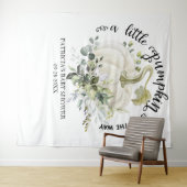 リトルパンプキン秋のベイビーシャワー背景 タペストリー (インサイチュ(横))