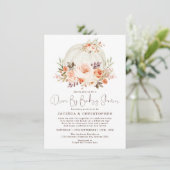 リトルパンプキン秋の花ドライブバイ ベイビーシャワー 招待状 (スタンド正面)