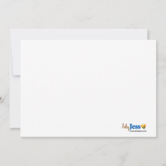 リトルパンプキン秋オータムフォトパーティの招待状 招待状 (裏面)