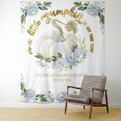 リトルパンプキン秋ベイビーシャワー背景 タペストリー (インサイチュ)