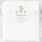 リトルパンプキン秋ベイビーシャワー シャワーフェイバー ラウンドシール (バッグ)