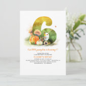 リトルパンプキン秋生誕6周年パーティー招待状 招待状 (スタンド正面)