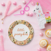 リトルパンプキン紙プレートパンプキンベビーシャワー ペーパープレート (パーティー)