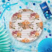 リトルパンプキン紙プレートパンプキンベビーシャワー ペーパープレート (パーティー)