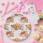 リトルパンプキン紙プレートパンプキンベビーシャワー ペーパープレート (パーティー)