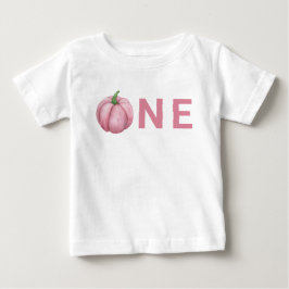 リトルパンプキン1歳のバースデーパーティー ベビーTシャツ