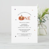 リトルパンプキン1歳の誕生日パーティー 招待状 (スタンド正面)