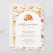 リトルパンプキン エレガント オータム フローラル 招待状 (正面)