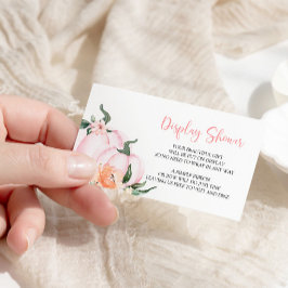 リトルパンプキン ディスプレイ ベビーシャワー 封筒 カード