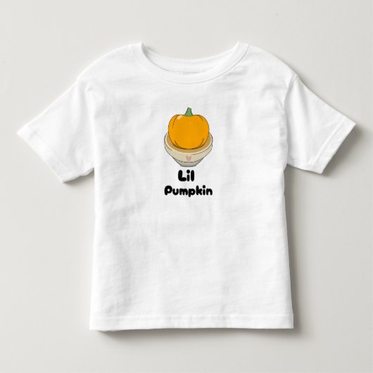 リトルパンプキン トドラーTシャツ (正面)