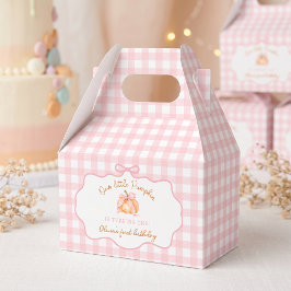 リトルパンプキン ピンク ガール バースデー お礼 袋 フェイバーボックス