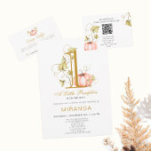 リトルパンプキン ファーストバースデー 招待状