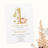 リトルパンプキン ファーストバースデー 招待状