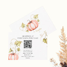 リトルパンプキン ベビーシャワー ウェブサイト QRコード