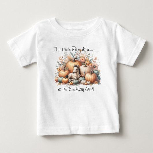 リトルパンプキン ベビーTシャツ (正面)