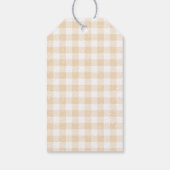 リトルパンプキン 中性 秋のベイビーシャワー ギフトタグ (裏面)