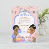 リトルパンプキン 性別発表 ダークトーン 招待状 (スタンド正面)