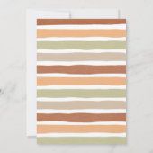 リトルパンプキン 秋の花 オータムパンプキンベイビーシャワー 招待状 (裏面)