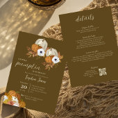 リトルパンプキン | 秋 | フラワーベイビーシャワー 招待状