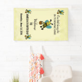 リトルパーソナライズされたビーテーマ1st誕生日パーティー 横断幕 (インサイチュ)