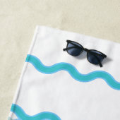 リトルパーソナライズされたプフズビーチサイドリトリート ビーチタオル (インサイチュ)