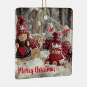 リトルパーソナライズされたヘルパー セラミックオーナメント (右)