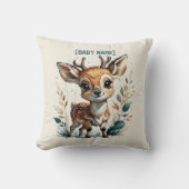 リトルパーソナライズされた鹿 クッション (正面)