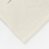 リトルパーソナライズされた鹿 フリースブランケット (角)