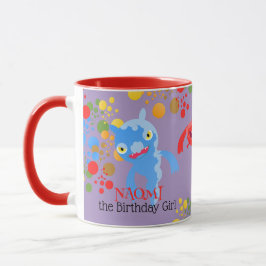 リトルパーティーモンスターと紙吹雪の誕生日パーティー マグカップ