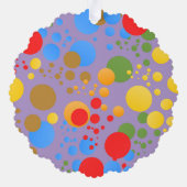 リトルパーティーモンスター紙吹雪誕生会 オーナメントカード (裏面)