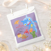 リトルパーティーモンスター紙吹雪誕生会 フェイバーバッグ (クリップ留めされた状態)