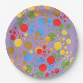 リトルパーティーモンスター紙吹雪誕生会 ペーパープレート