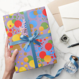 リトルパーティーモンスター紙吹雪誕生会 ラッピングペーパー