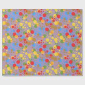 リトルパーティーモンスター紙吹雪誕生会 ラッピングペーパー (フラット)