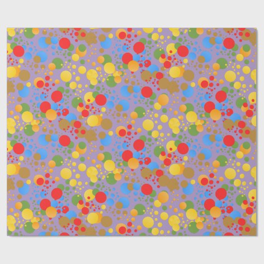 リトルパーティーモンスター紙吹雪誕生会 ラッピングペーパー (フラット)