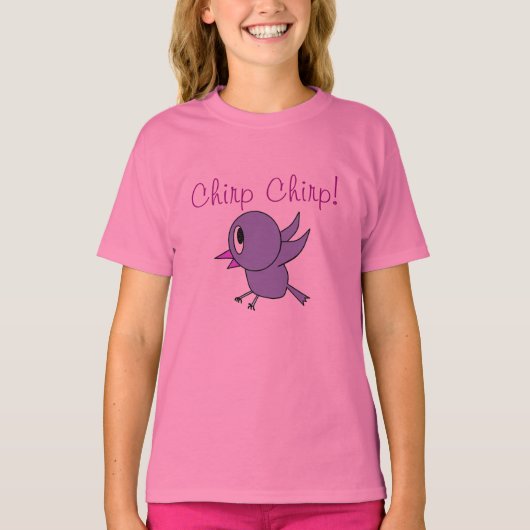 リトルパープルバーディ Tシャツ (正面)