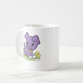 リトルパープルパピーマグ コーヒーマグカップ (正面左)
