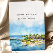 リトルパームアイランドリゾートフロリ結婚ダーズ 招待状