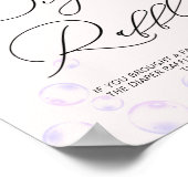 リトルパールおむつラッフルベビーシャワー ポスター (角)