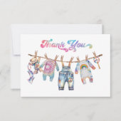 リトルヒッピーTye染料のクロセスラインありがとうご注意 招待状 (正面)