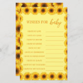 リトルヒマワリフローラガールファースト誕生日 (正面/裏面)