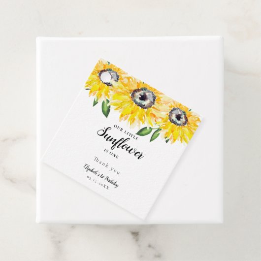 リトルヒマワリ誕生日ワンファーストエレガントイエロ フェイバータグ (インサイチュ)